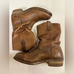 Vintage Brown 1155 Red Wing Pecos Roper Boot